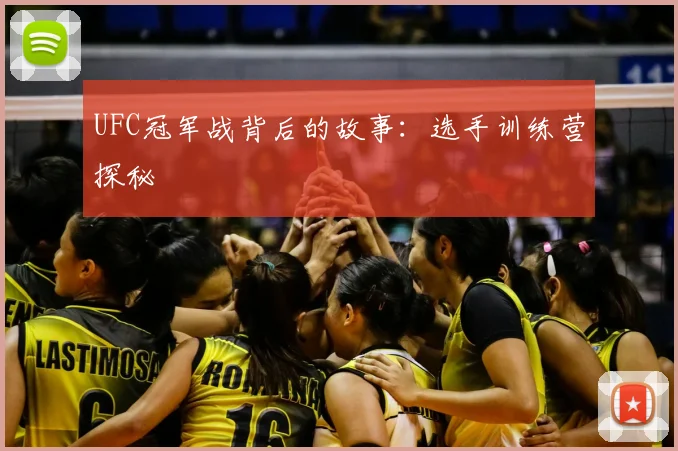 UFC冠军战背后的故事：选手训练营探秘