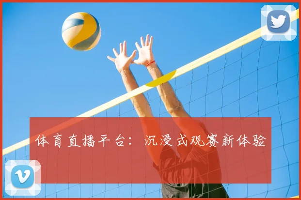 体育直播平台：沉浸式观赛新体验